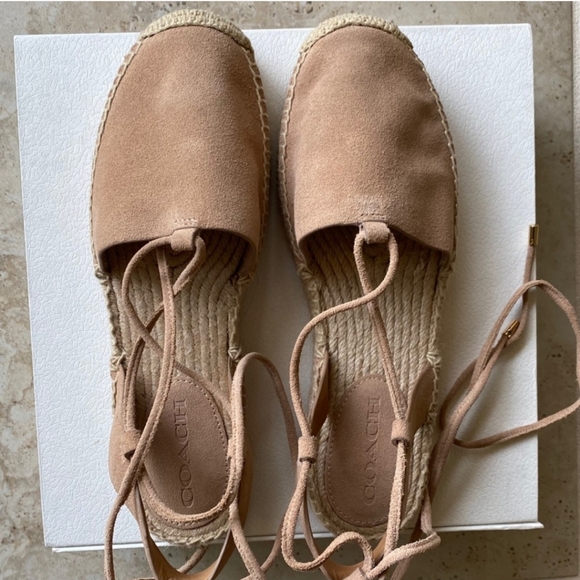 Coach Blush Lace up Espadrille - Picture 1 of 13